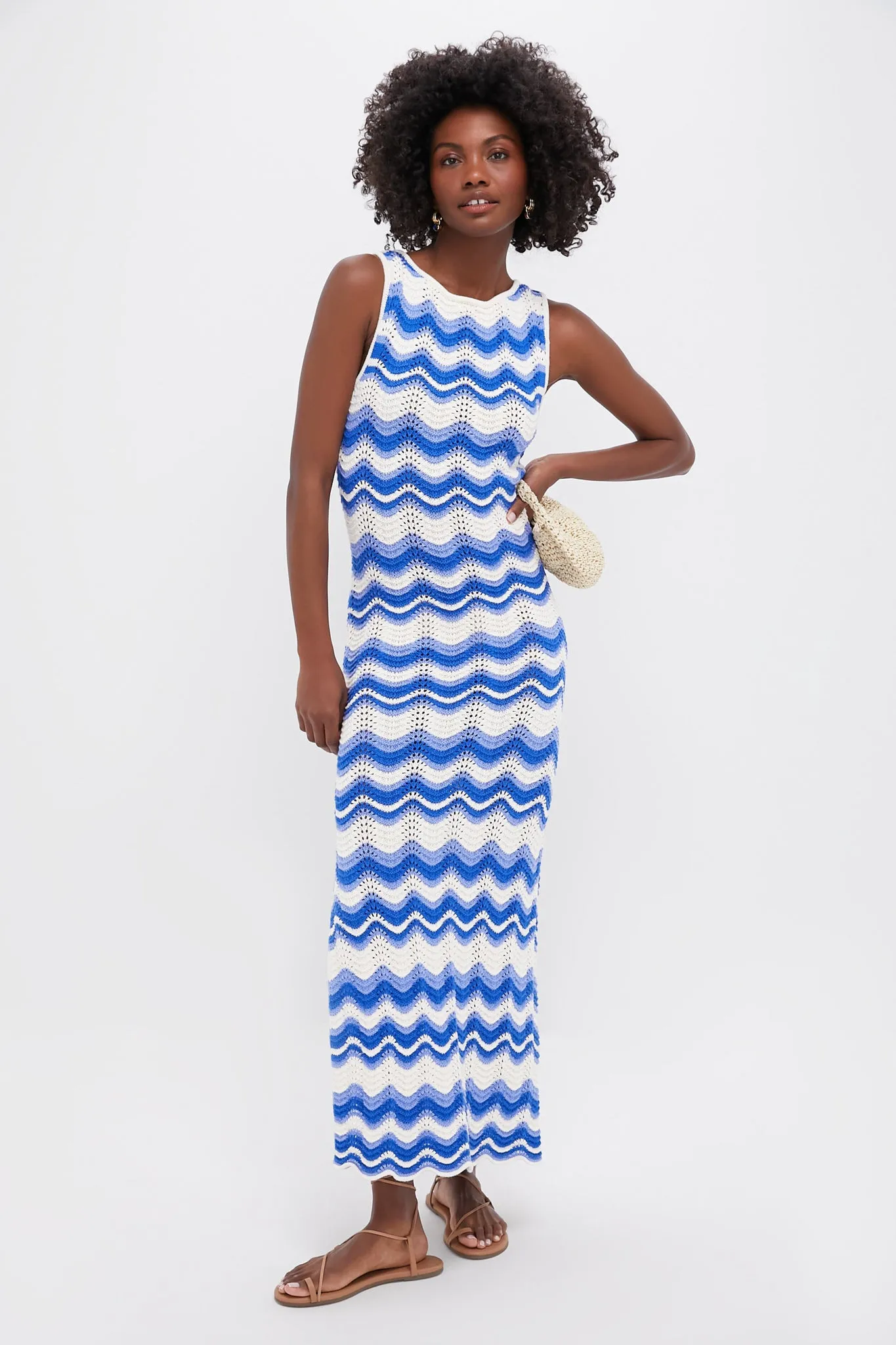 Blue Wave Leighton Maxi Dress