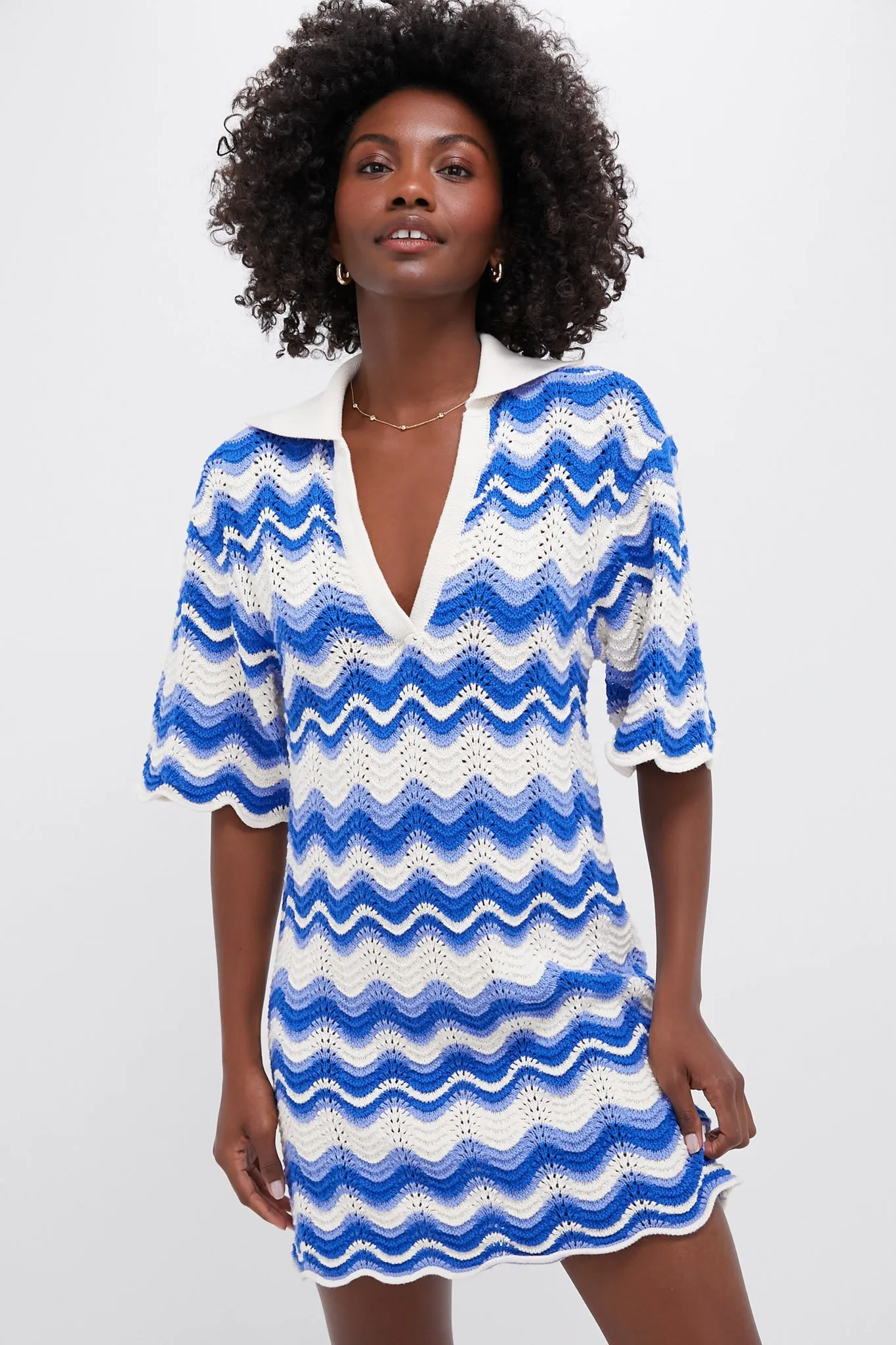 Blue Wave Leighton Mini Dress