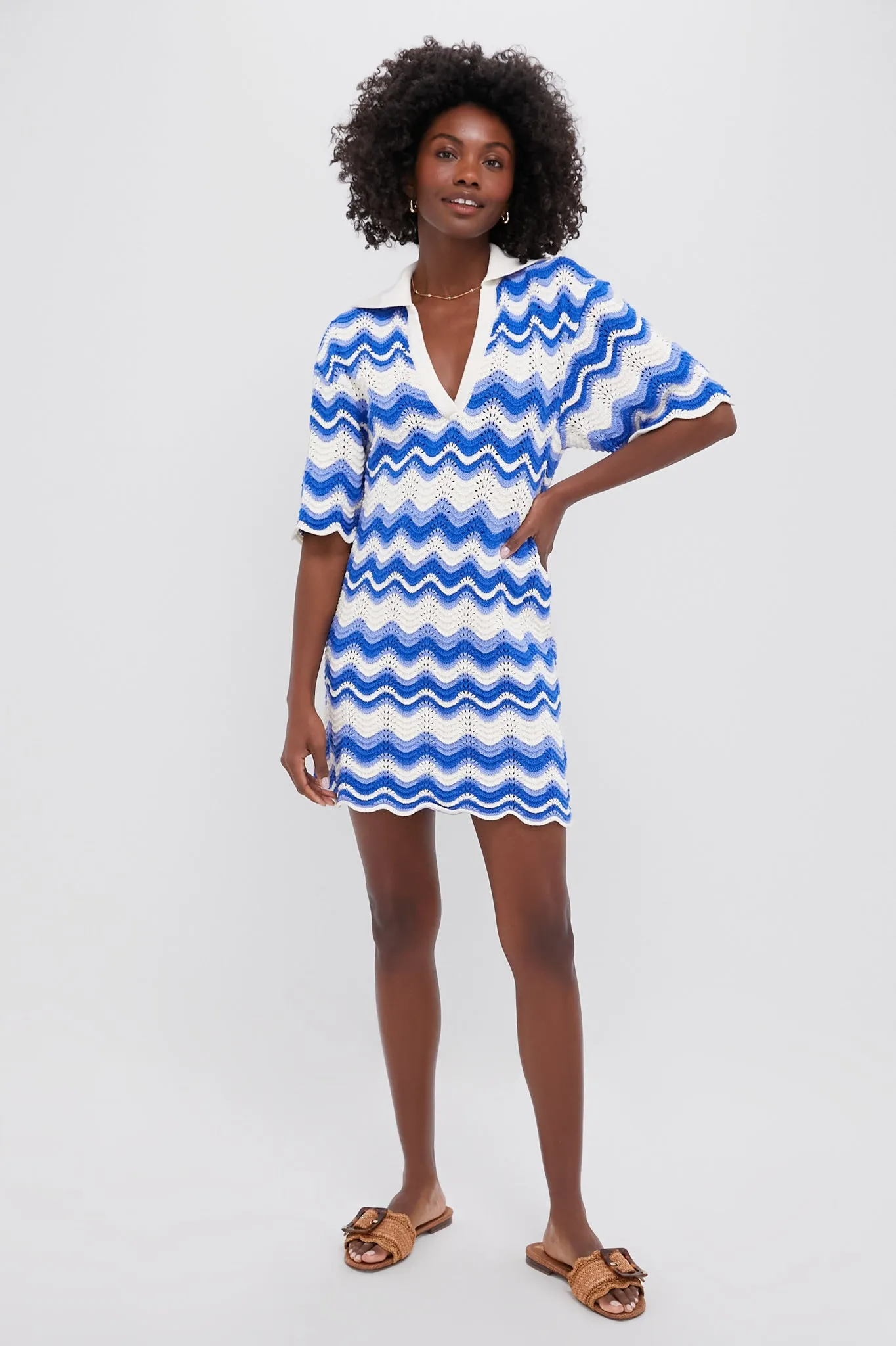 Blue Wave Leighton Mini Dress