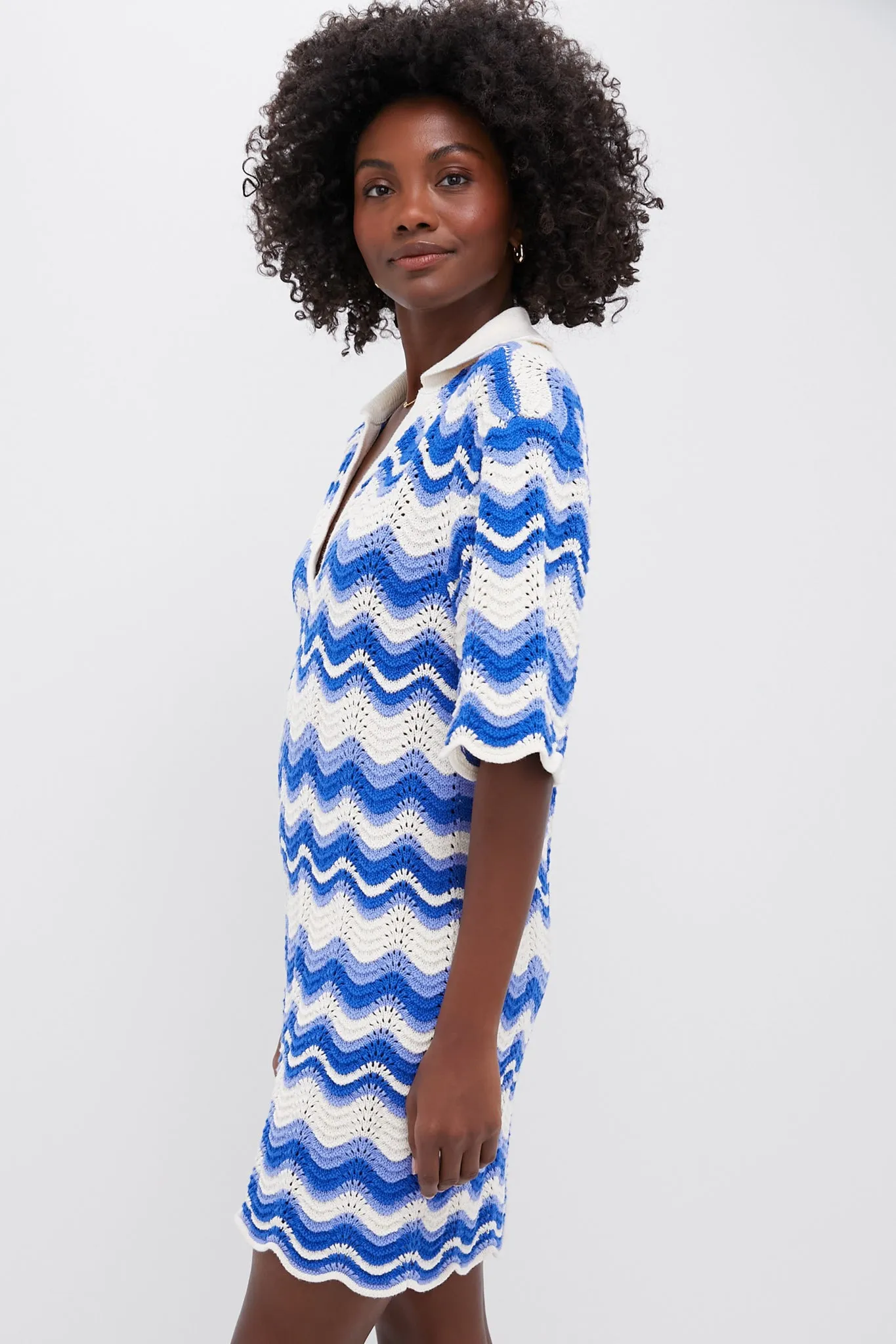 Blue Wave Leighton Mini Dress