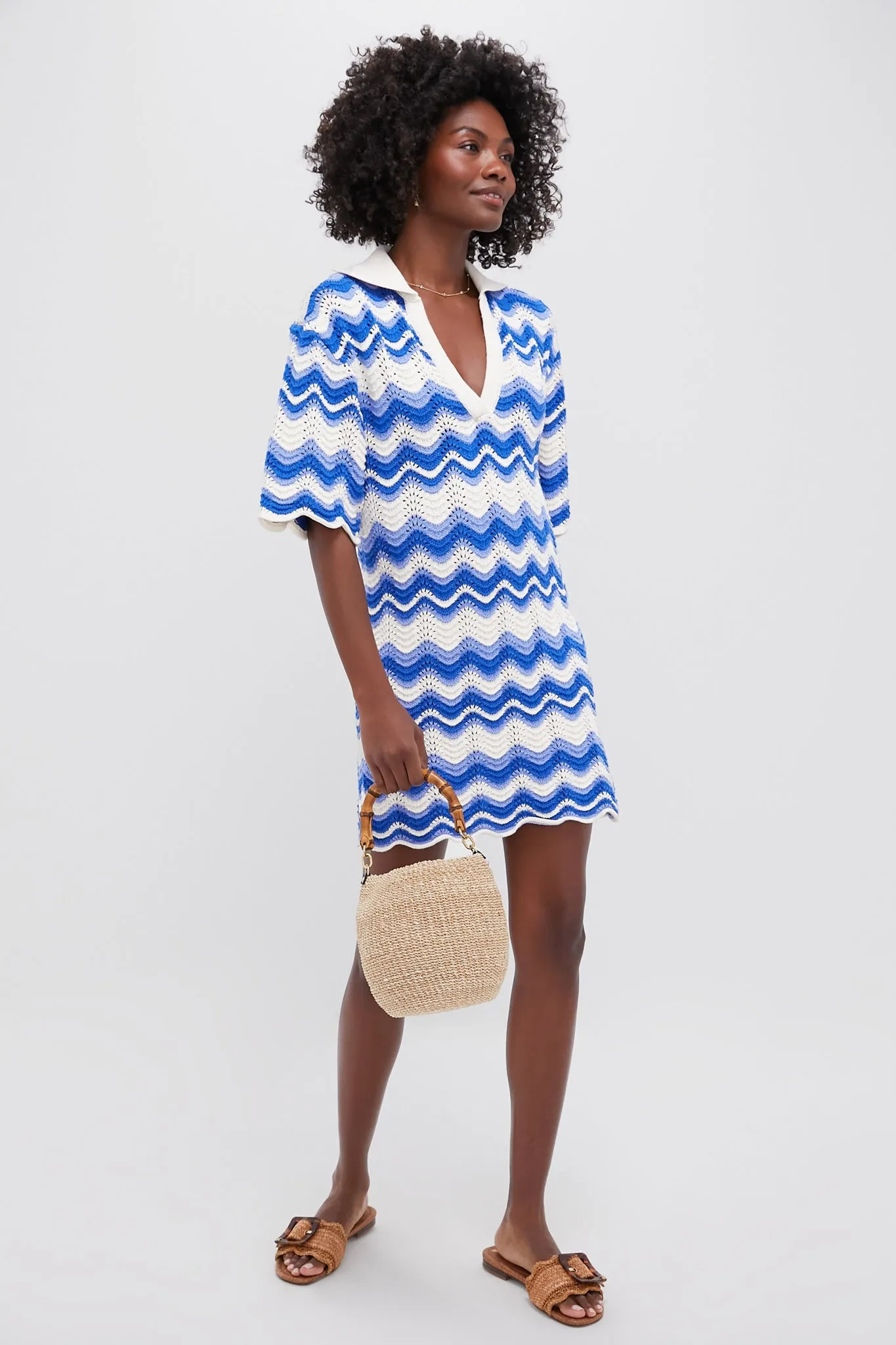 Blue Wave Leighton Mini Dress