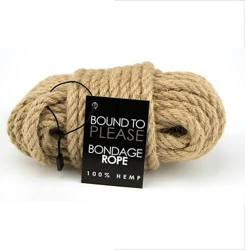 Bound to Please 100% Hemp Bondage Rope | Durable 10 Metres for Secure Restraint