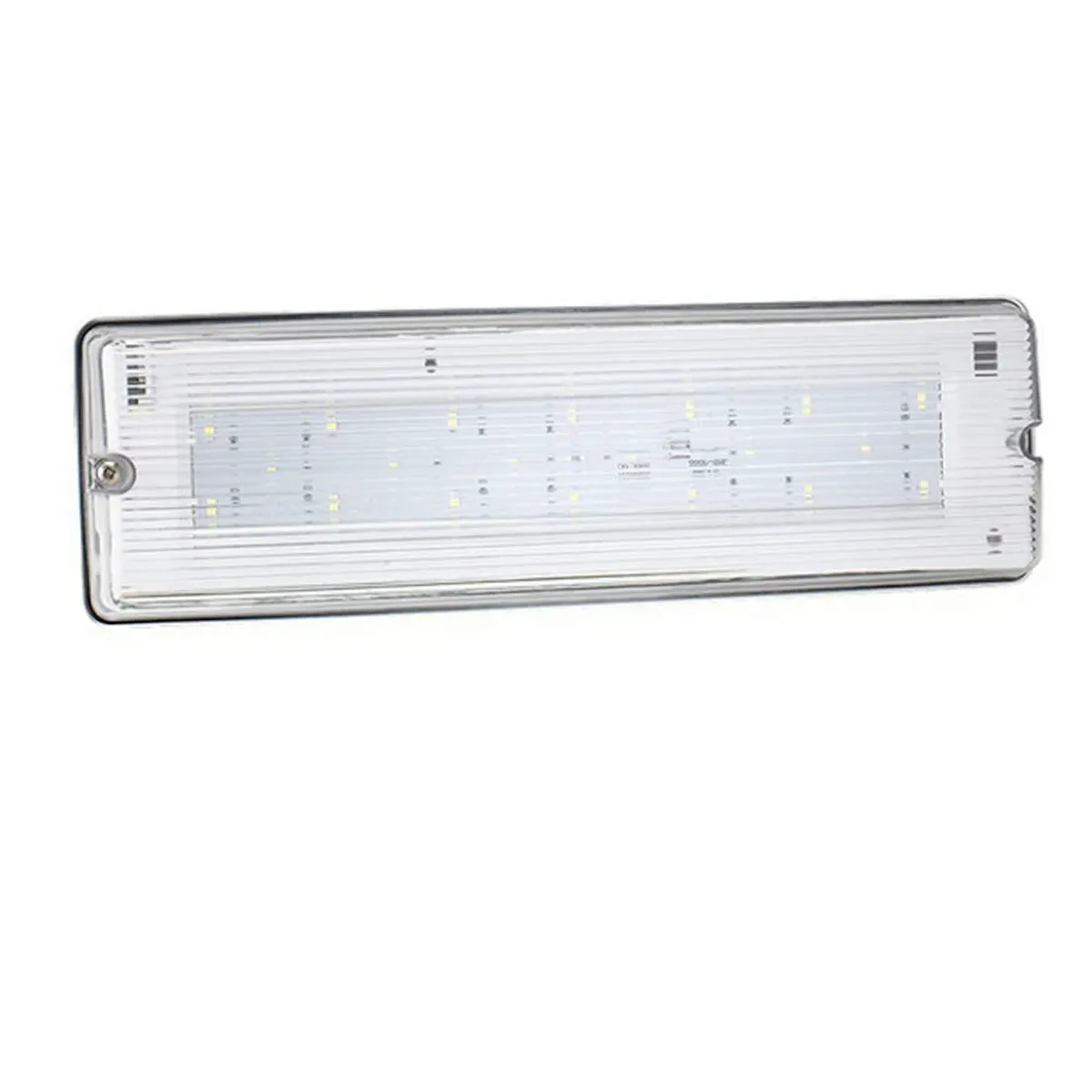 British Electric Lamps 3.3W Spectrum LED Emergency Bulkhead IP65 Maintained Includes Set of 4 New Legends