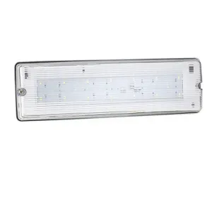 British Electric Lamps 3.3W Spectrum LED Emergency Bulkhead IP65 Maintained Includes Set of 4 New Legends