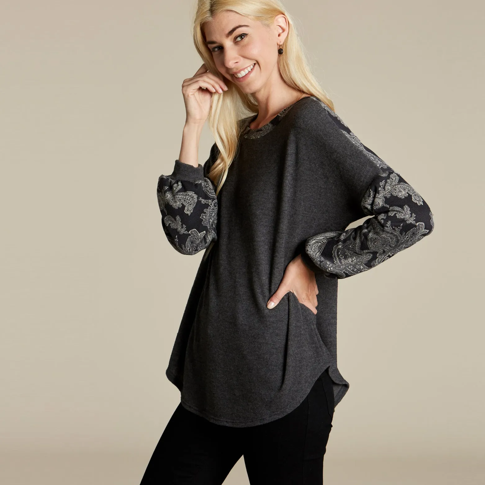 Brushed Cashmere Sweater