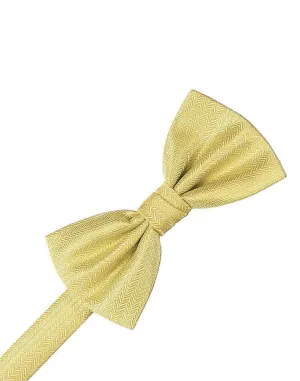 Buttercup Herringbone Kids Bow Tie