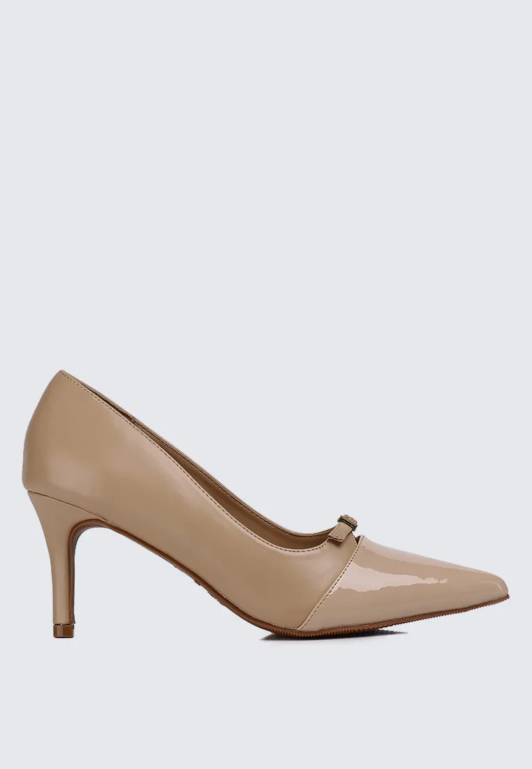 Callen Pointed Toe Pumps (Nude)