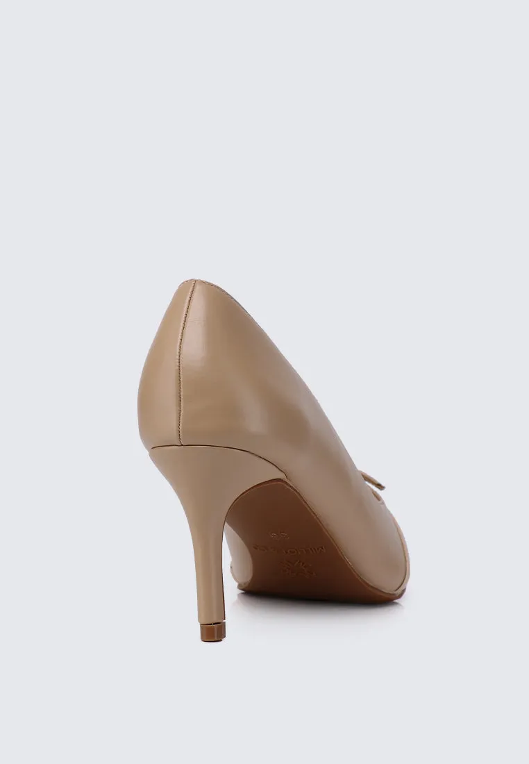 Callen Pointed Toe Pumps (Nude)