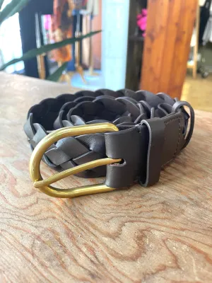 Carson Braided Belt Choco