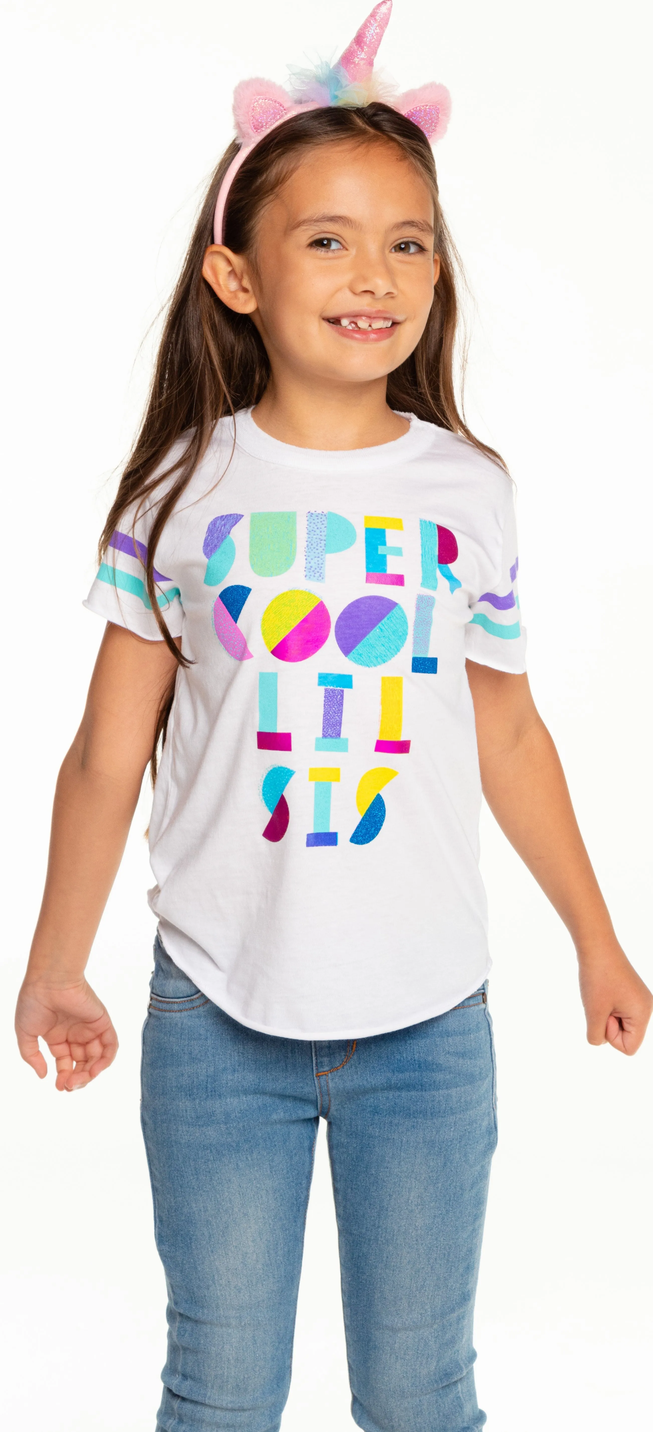 Chaser Cool Lil Sis Vintage Jersey S/S Shirttail Tee