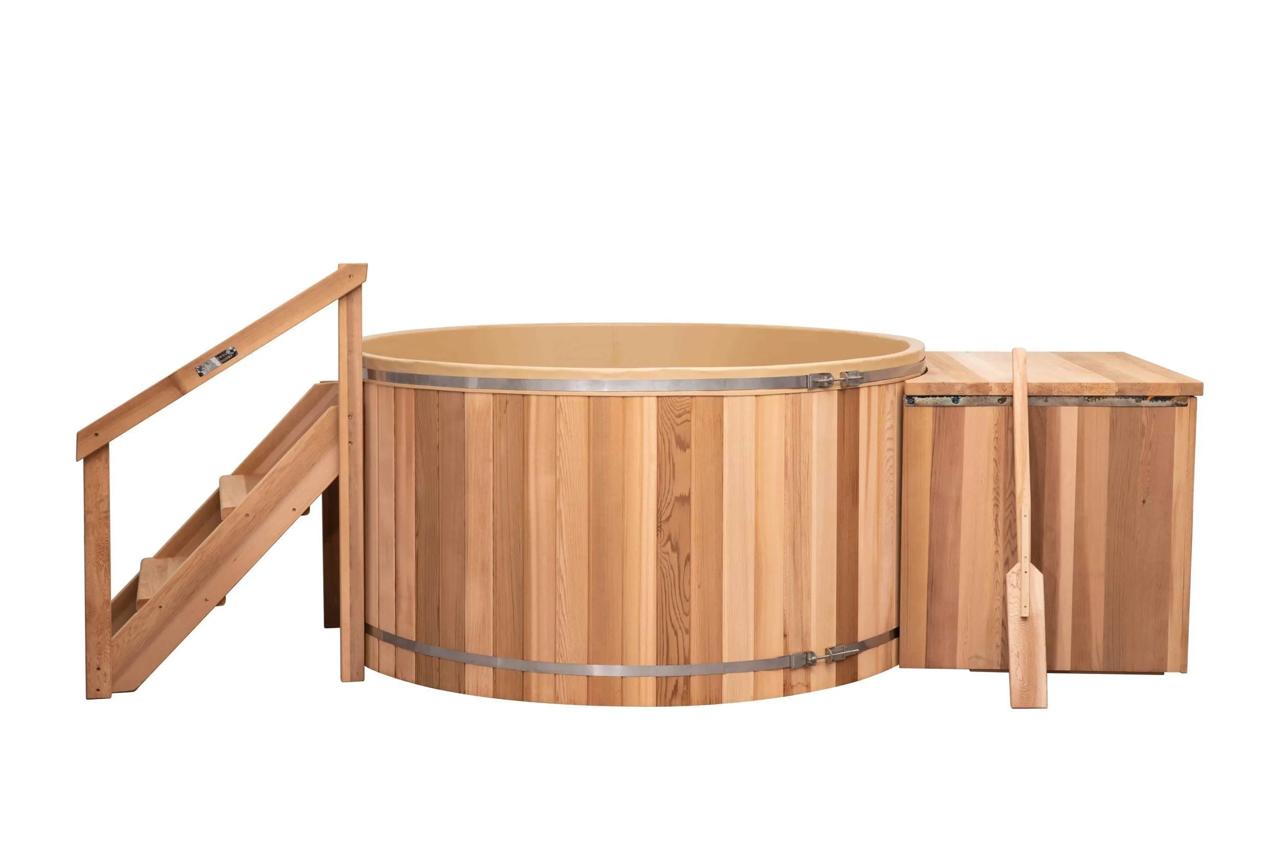 Classic Cedar Hot Tub - Electric  Heater  7'W X 4'H (8 Person Deep)