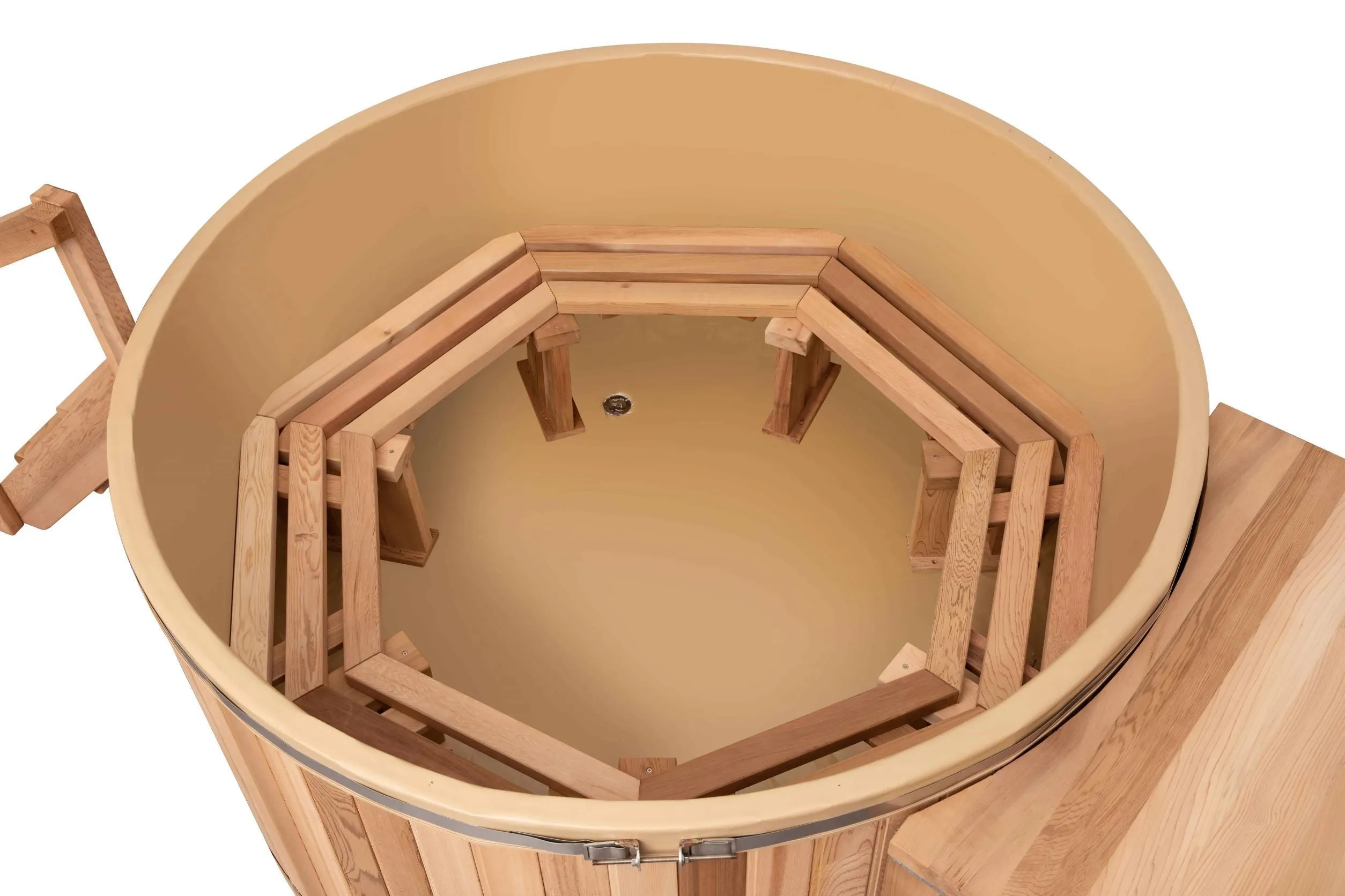 Classic Cedar Hot Tub - Electric  Heater  7'W X 4'H (8 Person Deep)