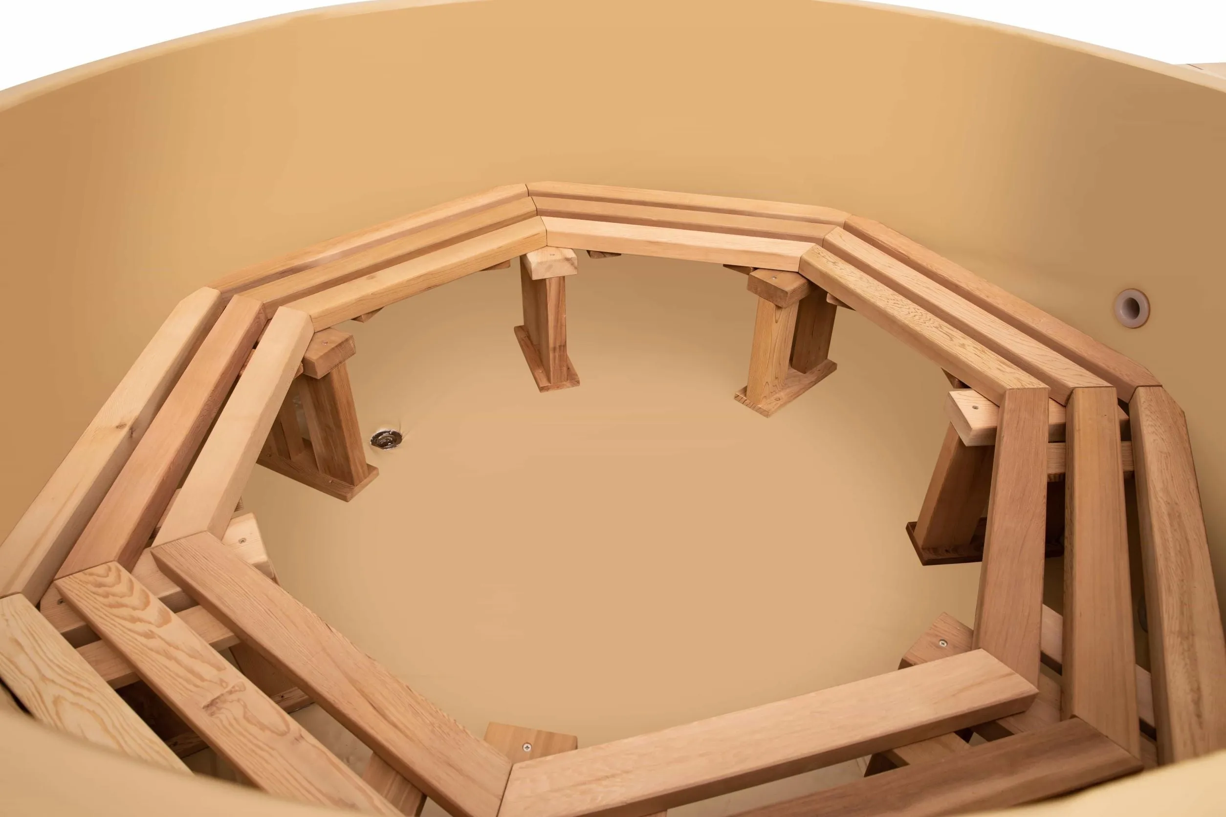 Classic Cedar Hot Tub - Electric  Heater  7'W X 4'H (8 Person Deep)