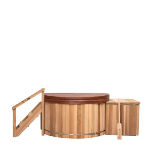 Classic Cedar Hot Tub - Electric  Heater  7'W X 4'H (8 Person Deep)