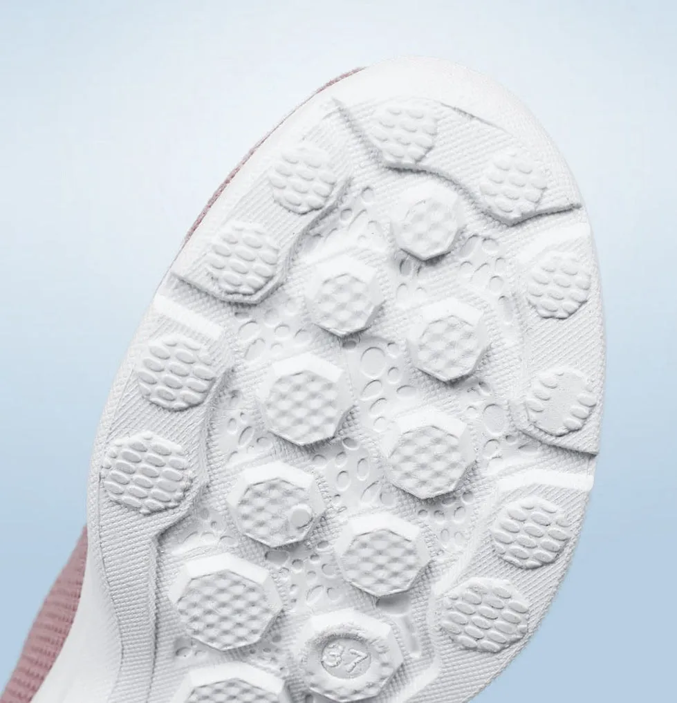 Classic Minimalist Lightweight Slip-On Sneakers with Label Detailing