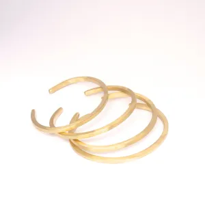Contemporary Stylish Hand-Made Thick Square Bangle Cuff Bracelet - 0174