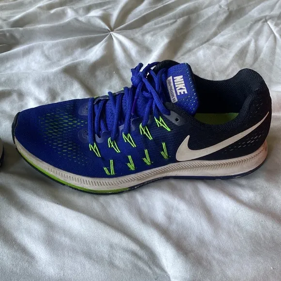COPY - NIKE Blue Green Black Men’s Zoom Pegasus 33 Sneakers SIZE US 10!​