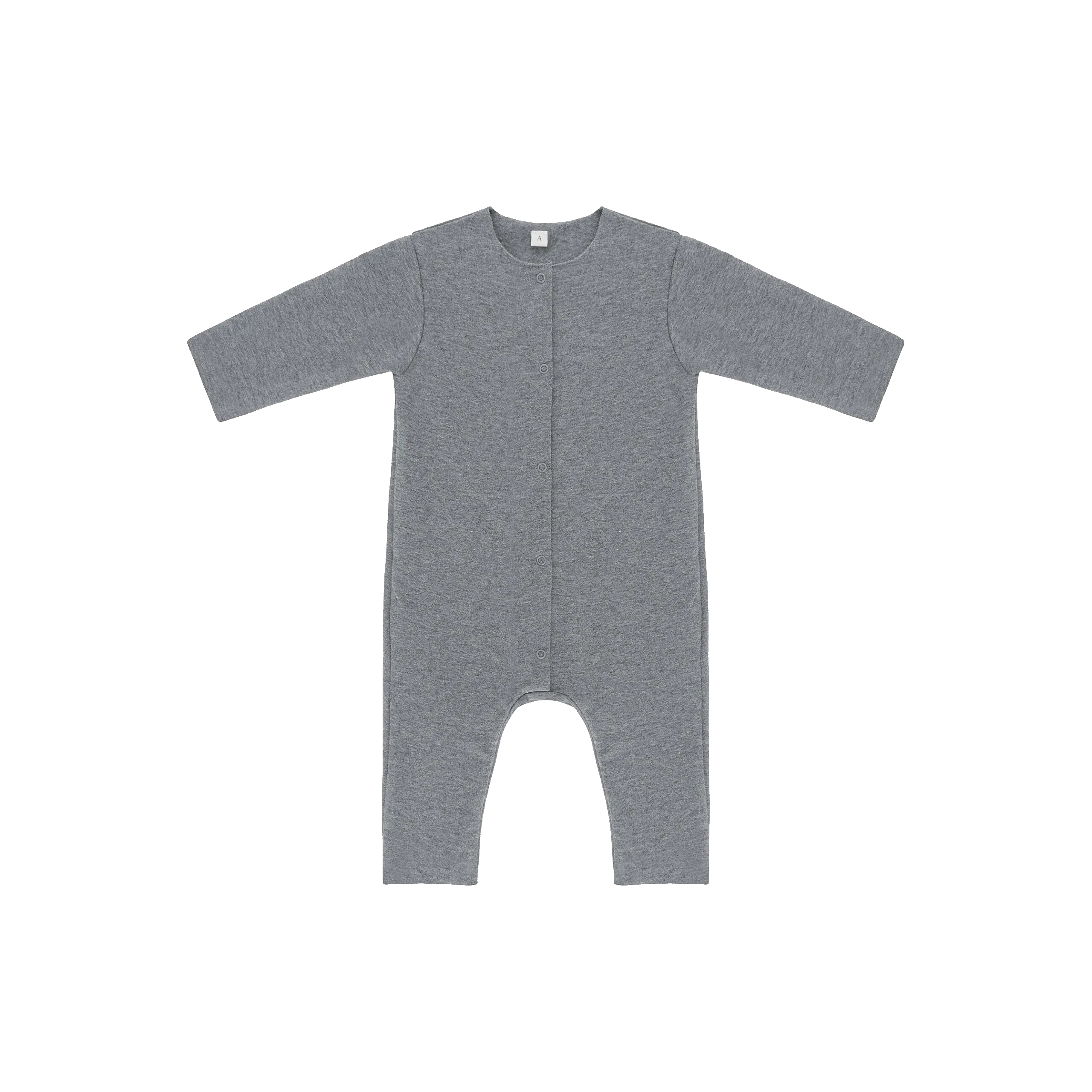 Coyle Organic Cotton Baby Romper (Dark Grey)