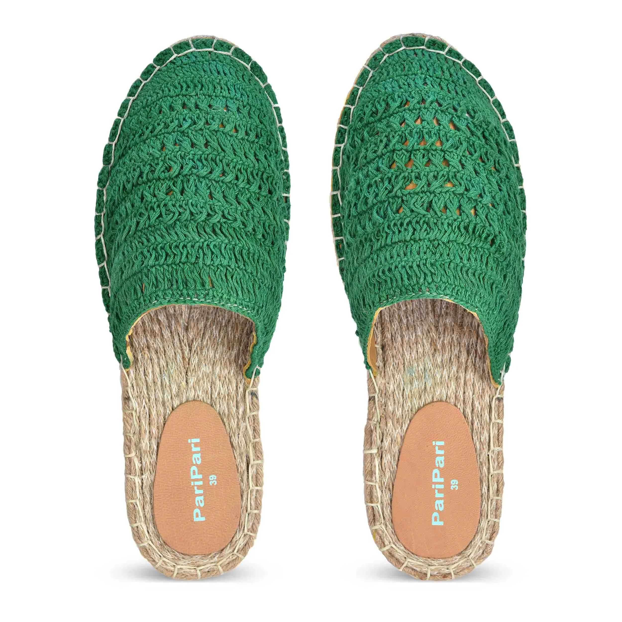 Croshia Green Espadrilles Platform
