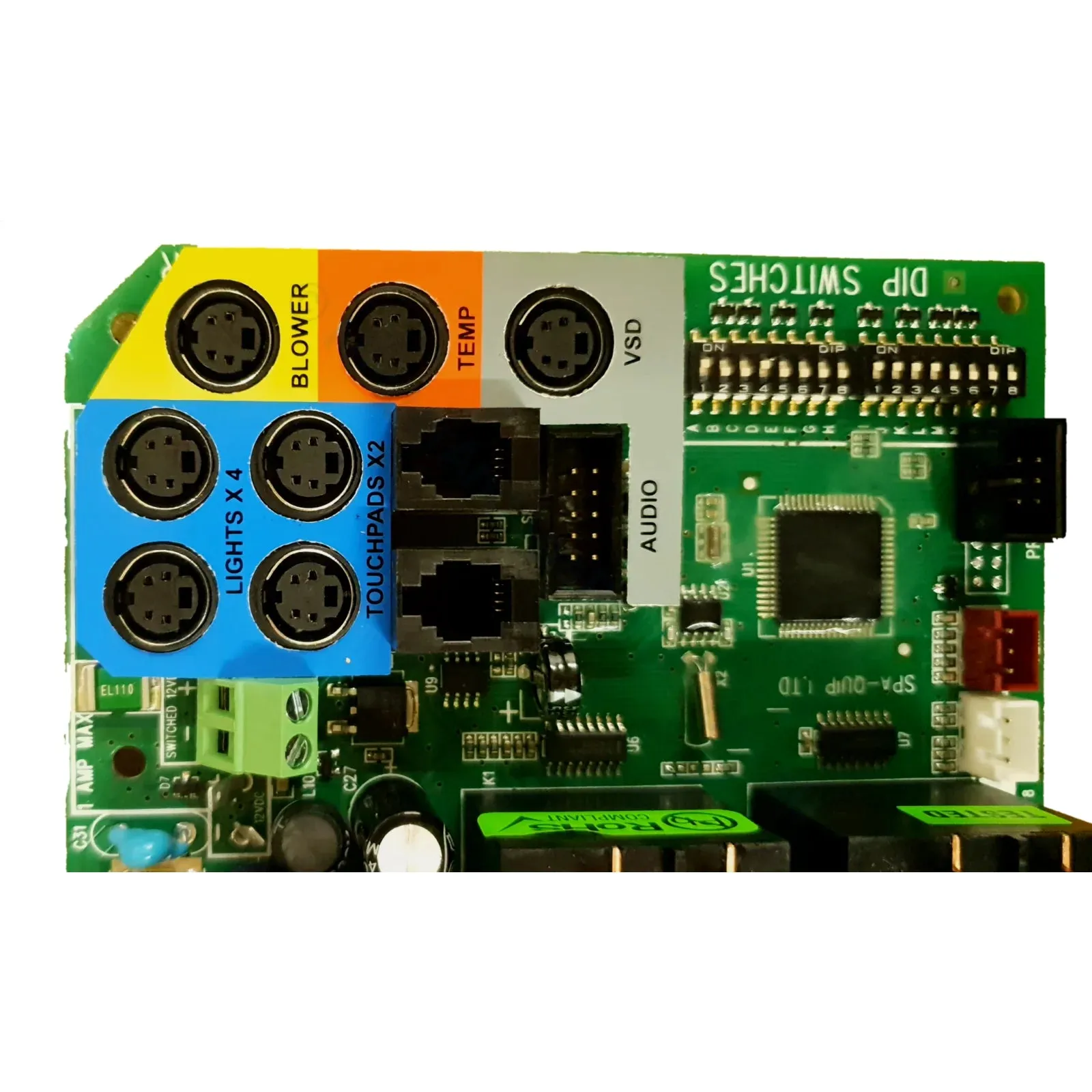 Davey SpaQuip Spa Power 800 PCB Circuit Board - SP800