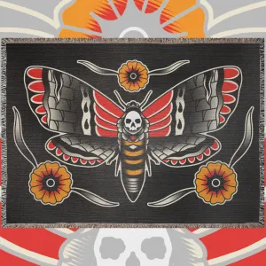 Deathmoth Woven Blanket