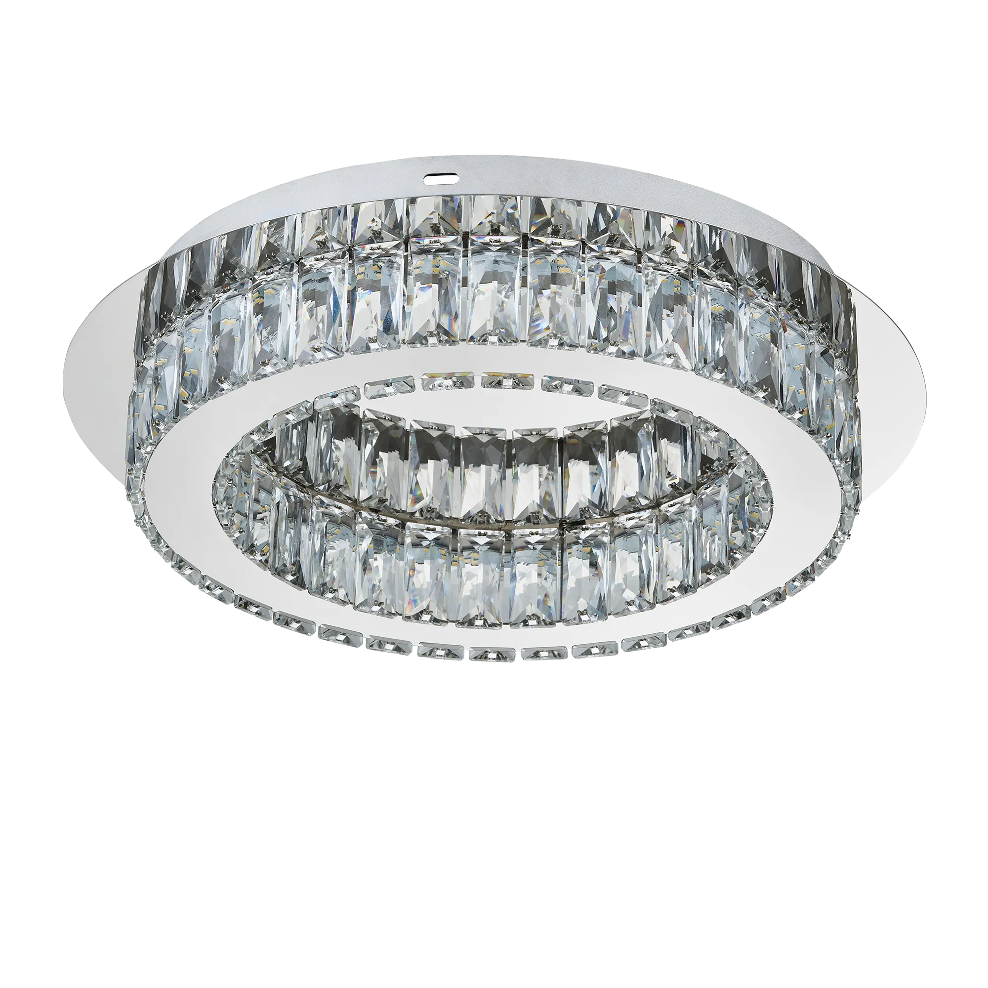 Denver Crystal Intergrated Flush LED 38Cm Ceiling Light