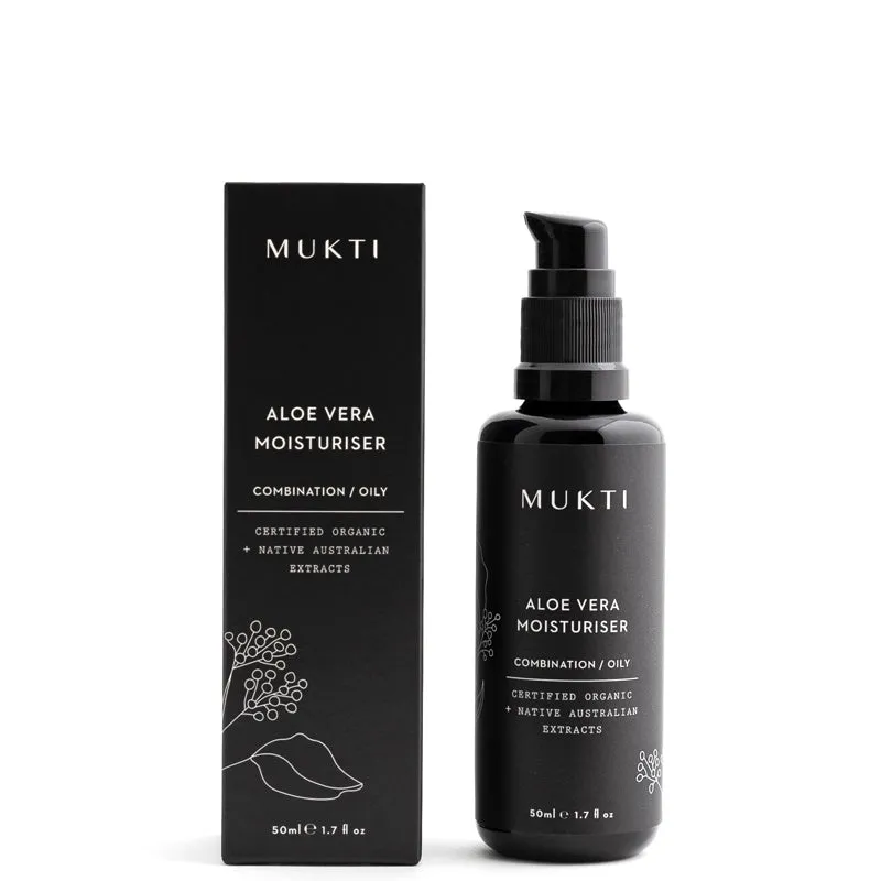 DISCONTINUED Mukti Organics Aloe Vera Moisturiser 50ml