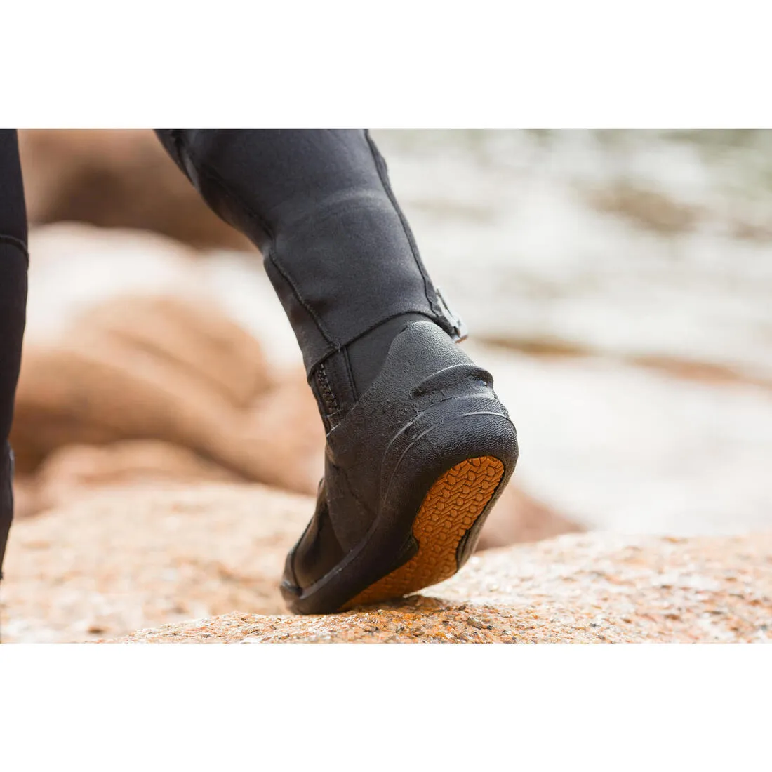 Diving booties 5 mm neoprene black