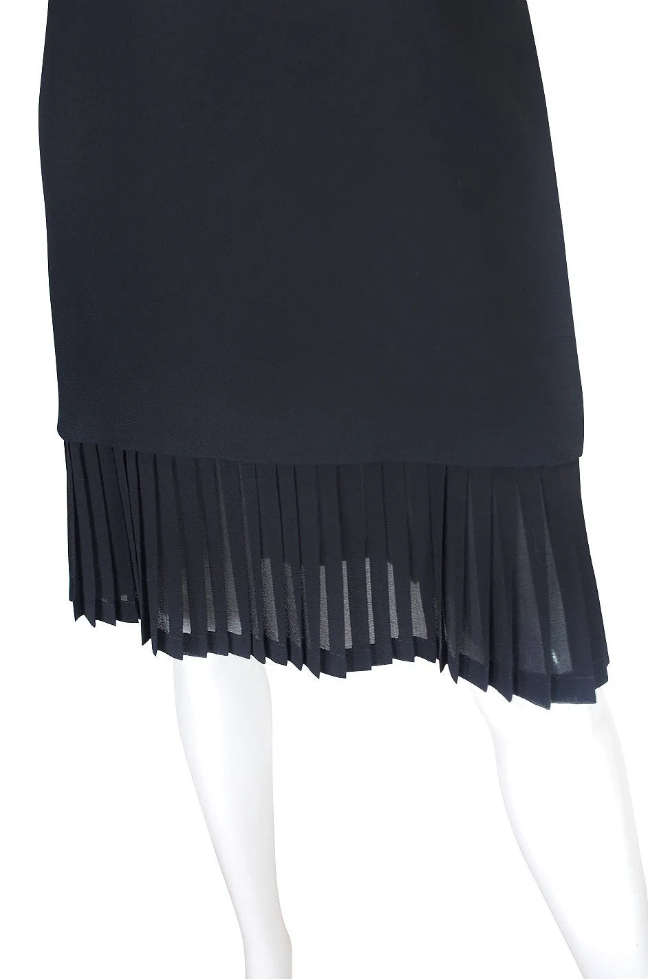 Documented 1994 Versace Couture Chic Little Black Dress