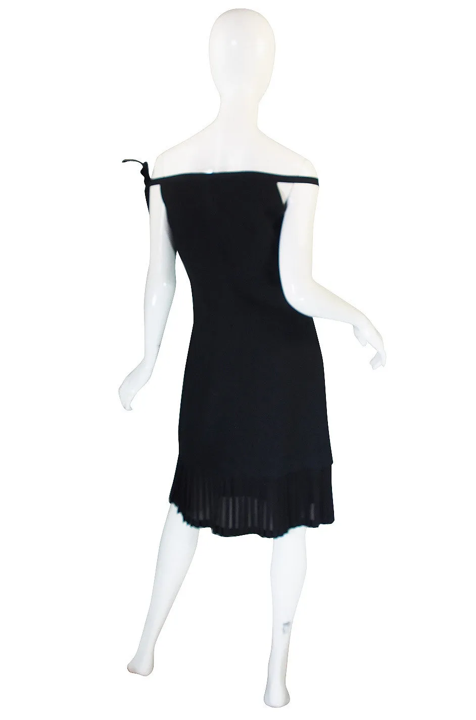 Documented 1994 Versace Couture Chic Little Black Dress