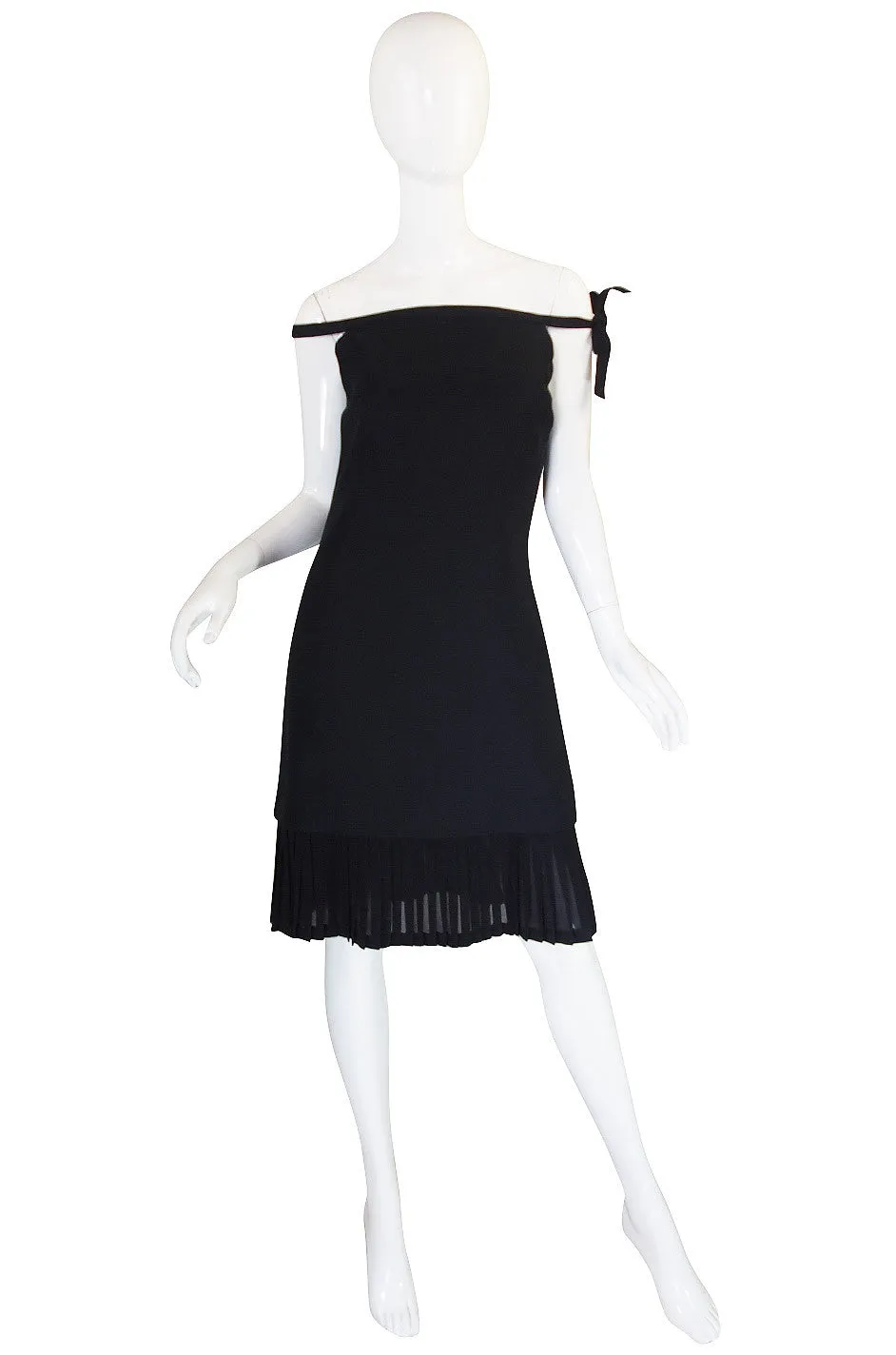 Documented 1994 Versace Couture Chic Little Black Dress