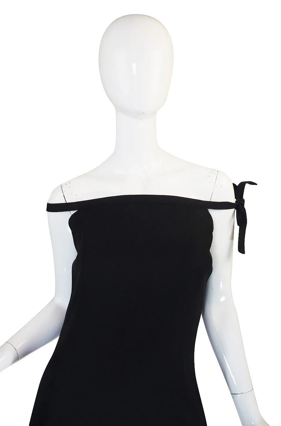Documented 1994 Versace Couture Chic Little Black Dress