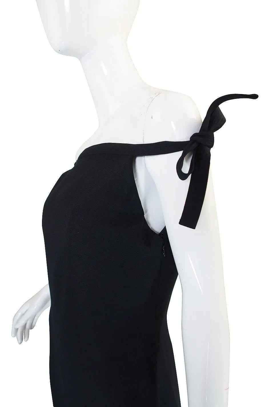 Documented 1994 Versace Couture Chic Little Black Dress