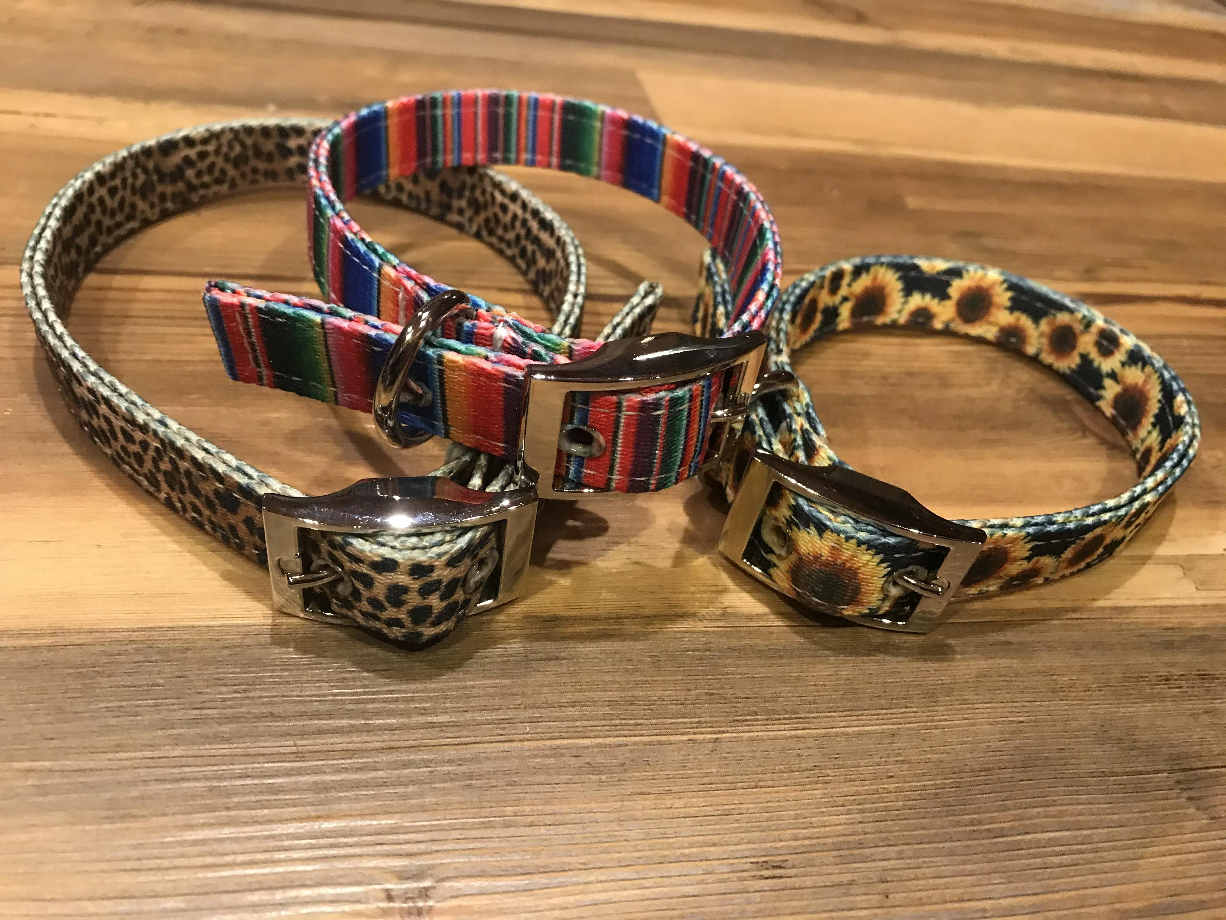 Dog Collar & Leash set Colorful Patterns & styles