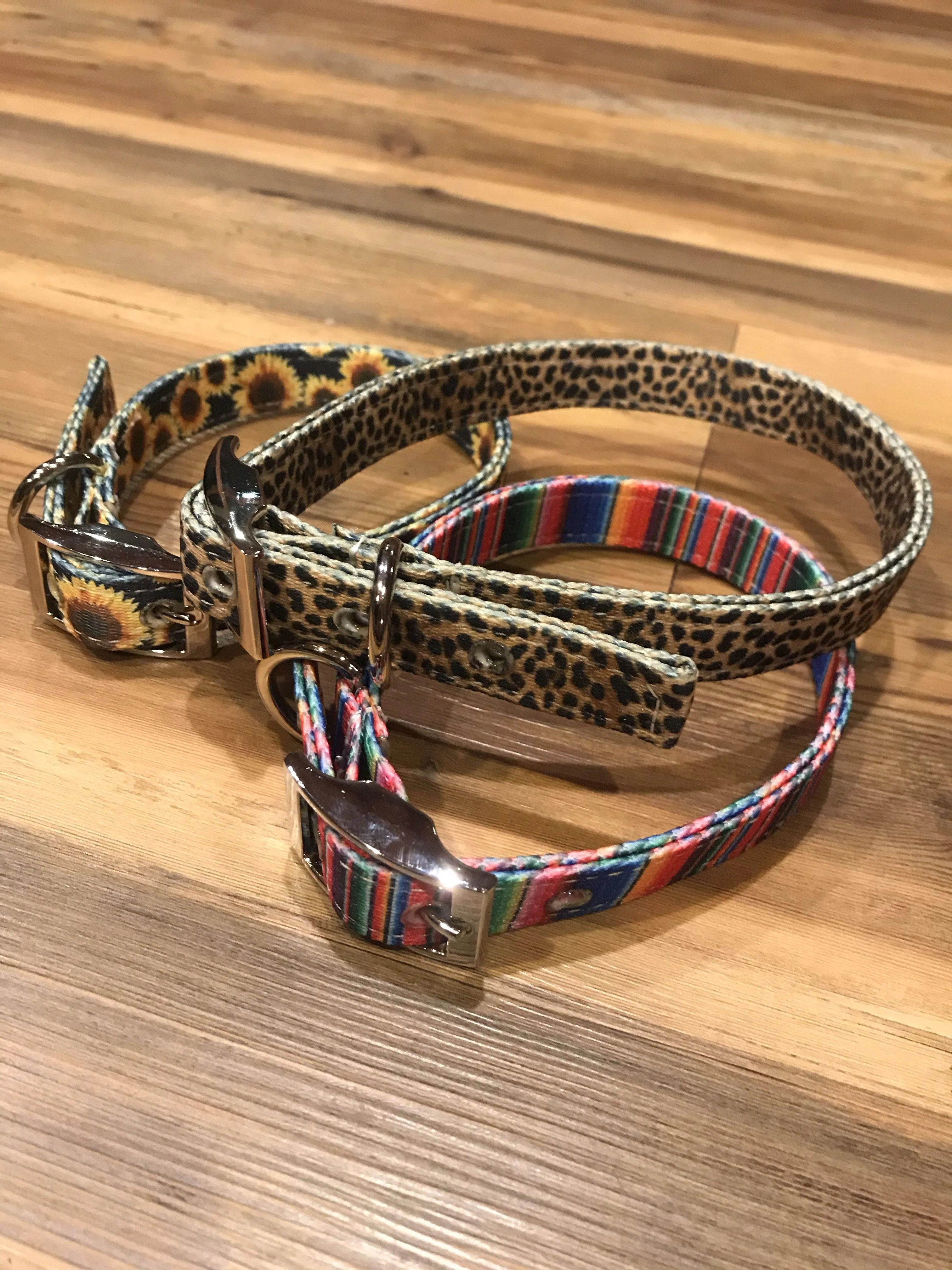 Dog Collar & Leash set Colorful Patterns & styles