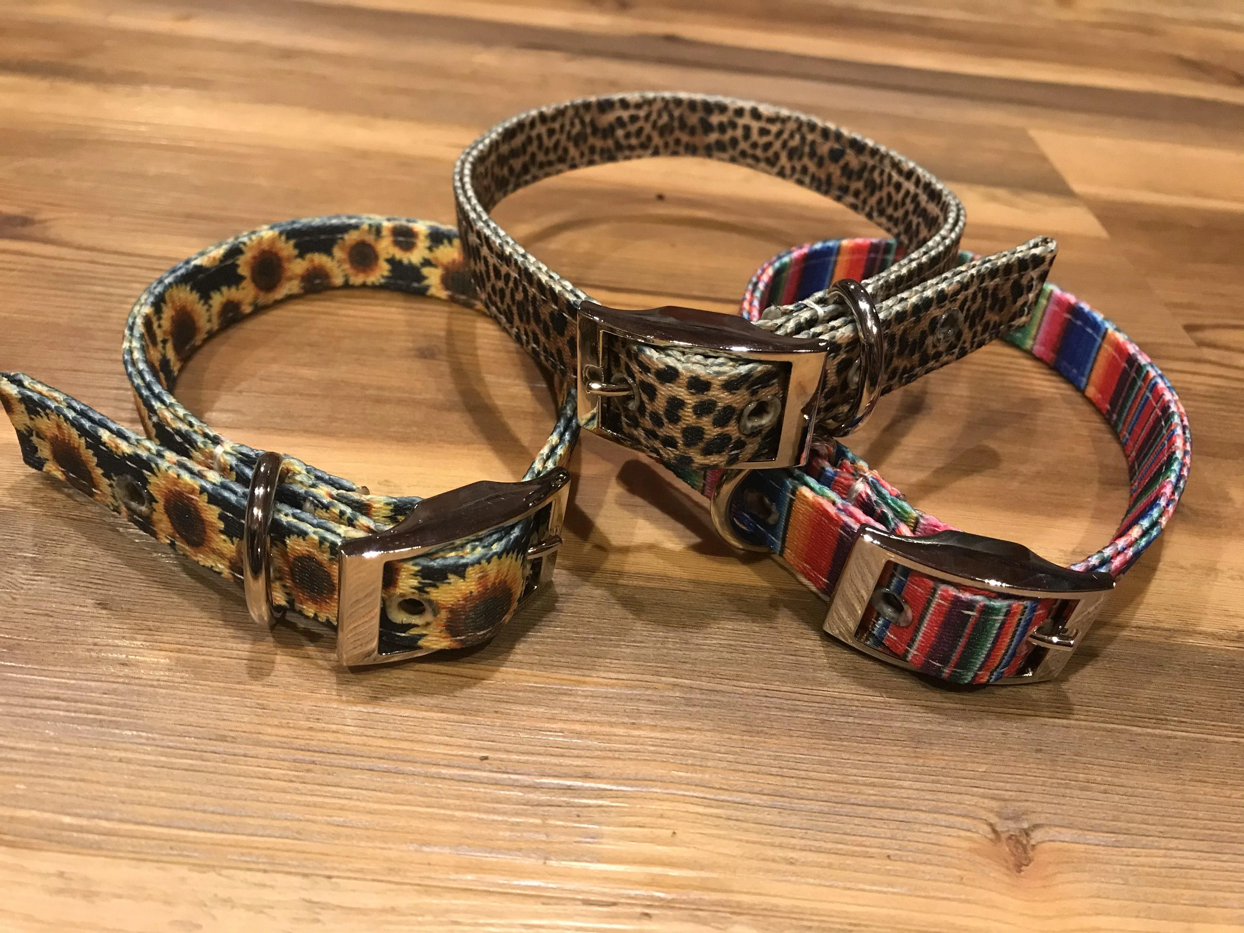 Dog Collar & Leash set Colorful Patterns & styles