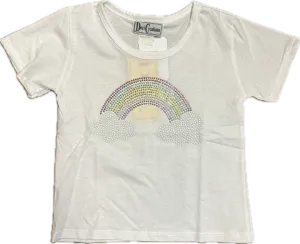 Dori Creations- Rainbow Cloud Shirt (white)