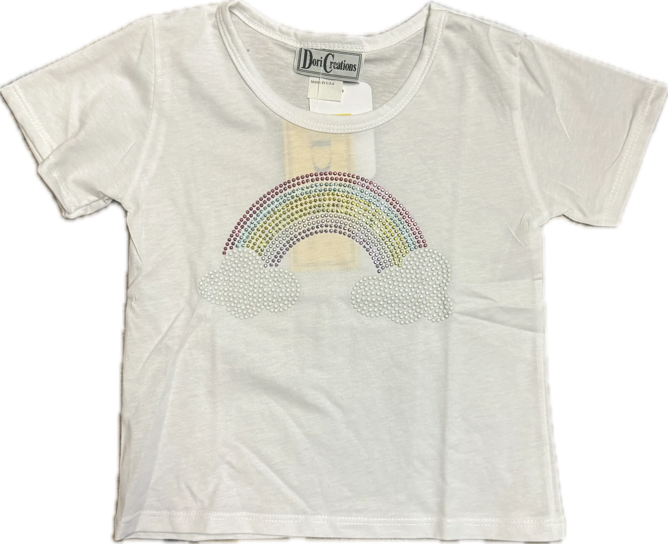 Dori Creations- Rainbow Cloud Shirt (white)