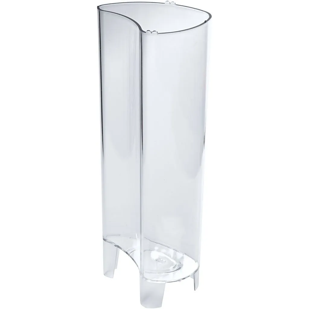 Durable Plastic Candle Mould Size 220 x 57 mm Wick Size 18 - Wave