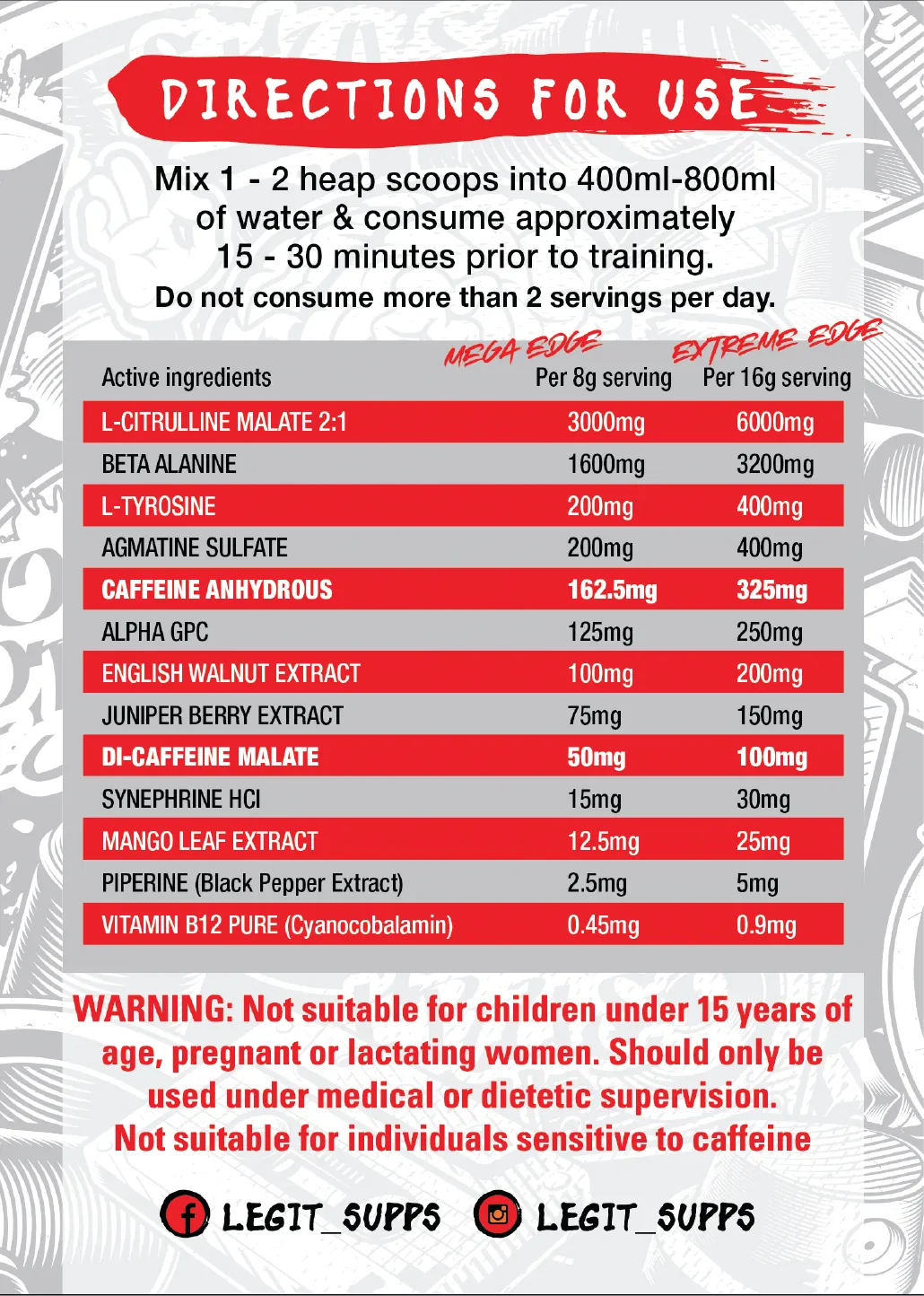 Edge Pre-Workout By Legit Supps