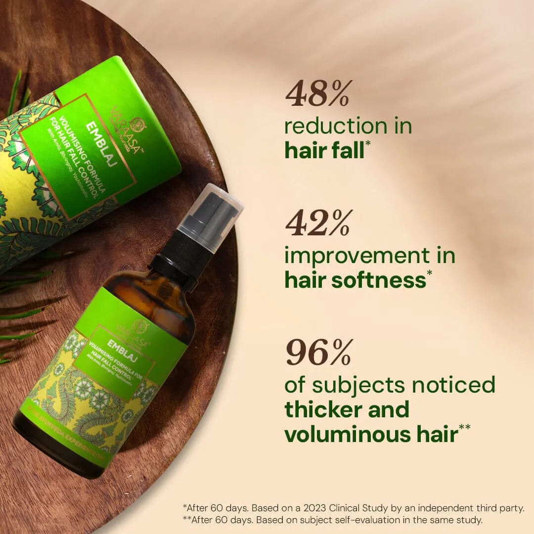 Emblaj Volumising Formula For Hair Fall Control^