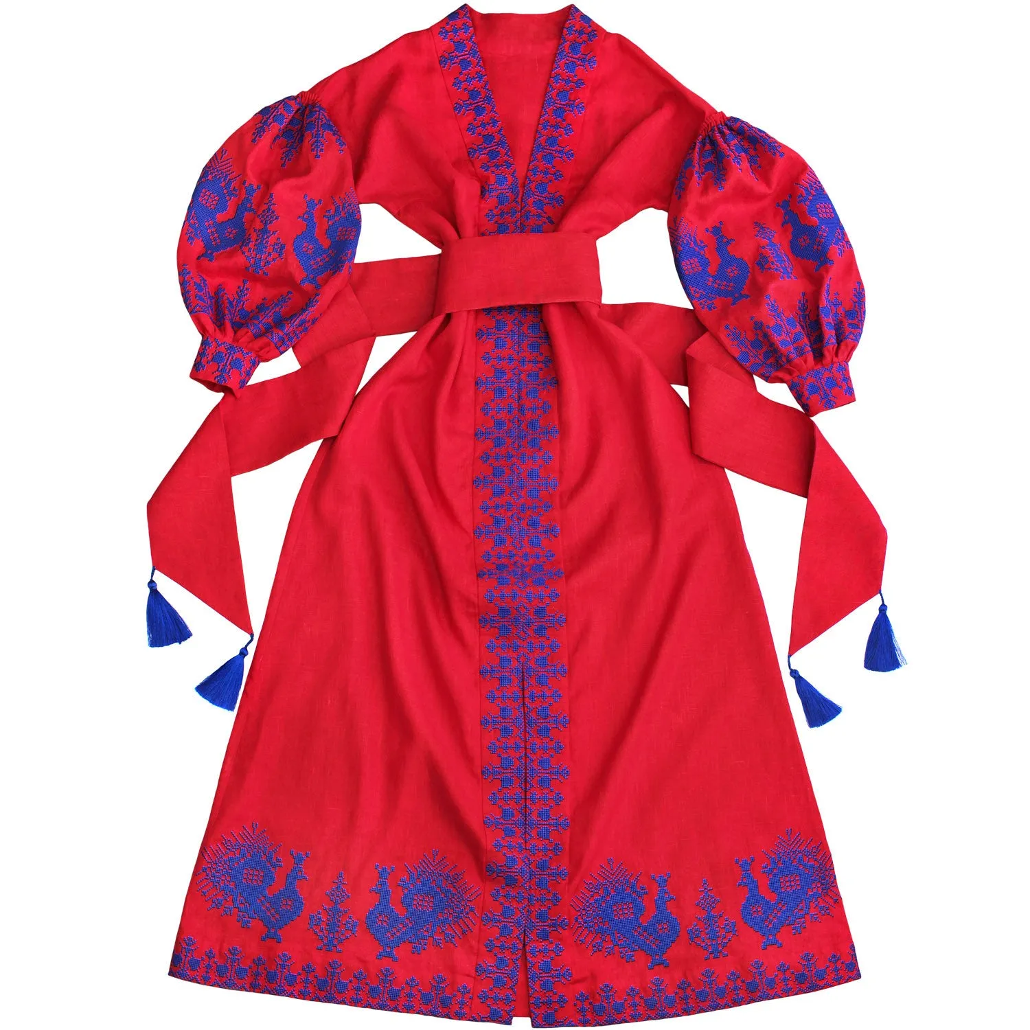Embroidered Kaftan in Boho-chic style