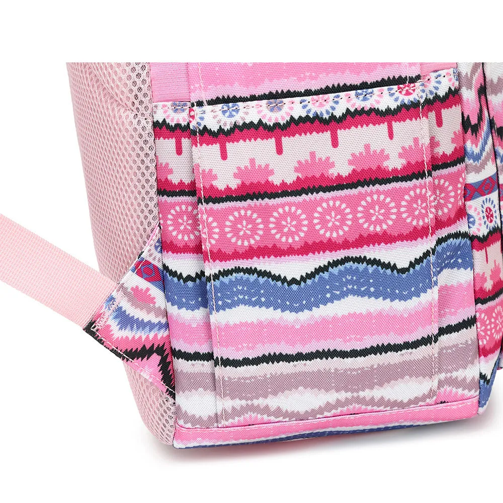 Ethnic Style Oxford Bookbag Durable Backpack for Girls Top Level