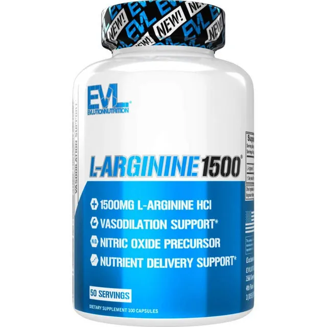 EVL Nutrition L-Arginine Capsules