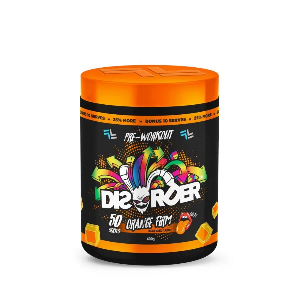Faction Labs Disorder High Stim Pre-Workout | 50 Serves