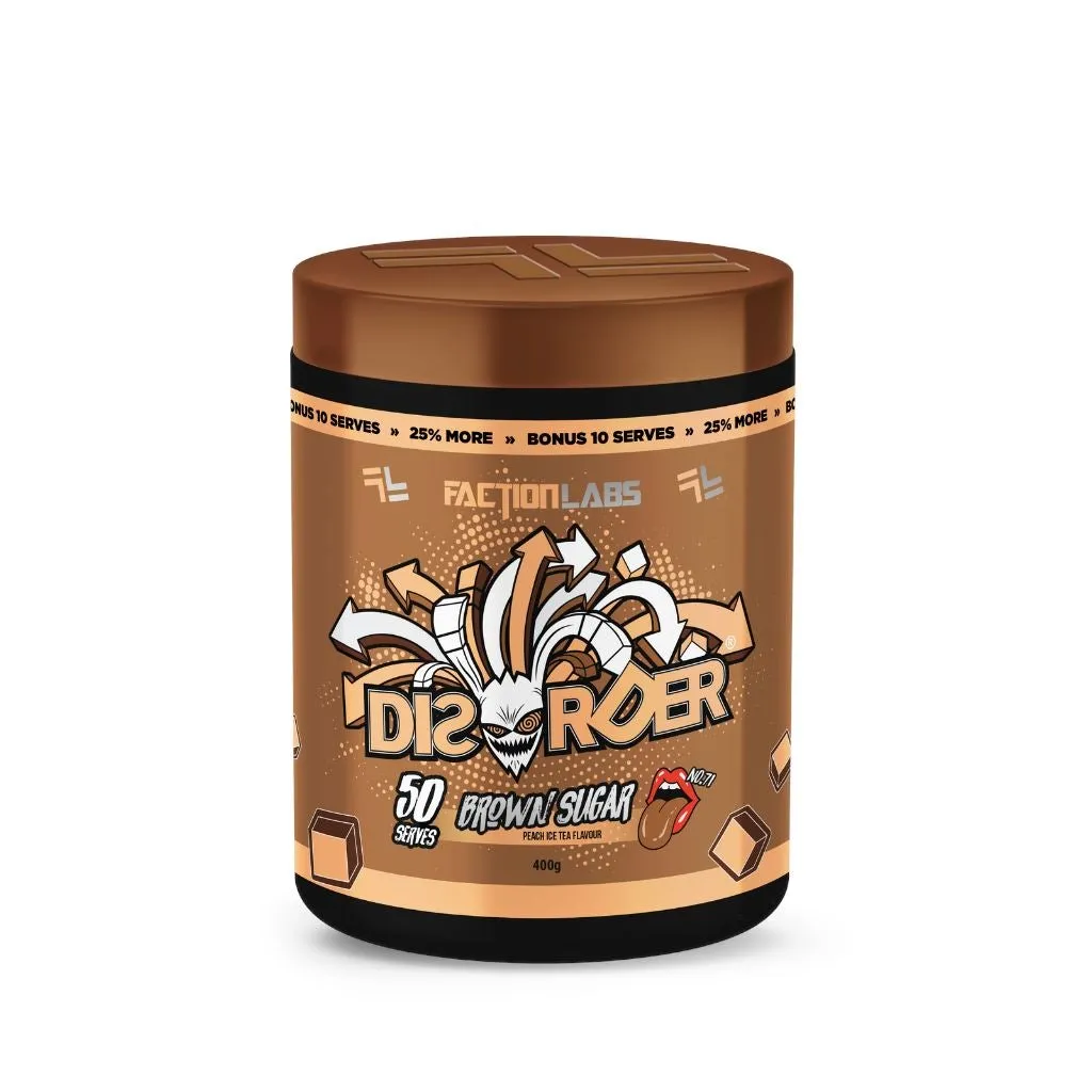 Faction Labs Disorder High Stim Pre-Workout | 50 Serves