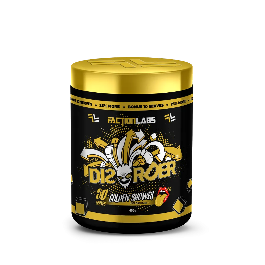 Faction Labs Disorder High Stim Pre-Workout | 50 Serves