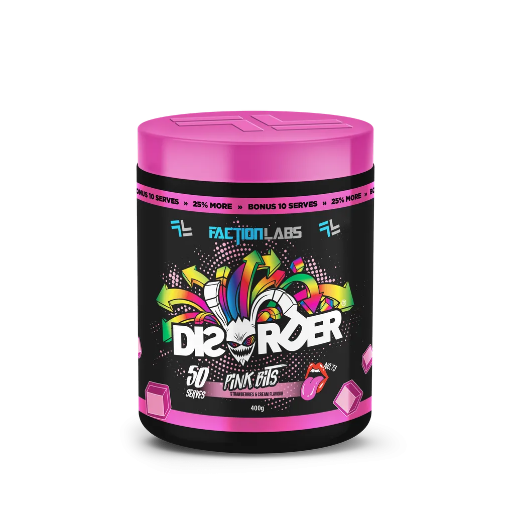 Faction Labs Disorder High Stim Pre-Workout | 50 Serves