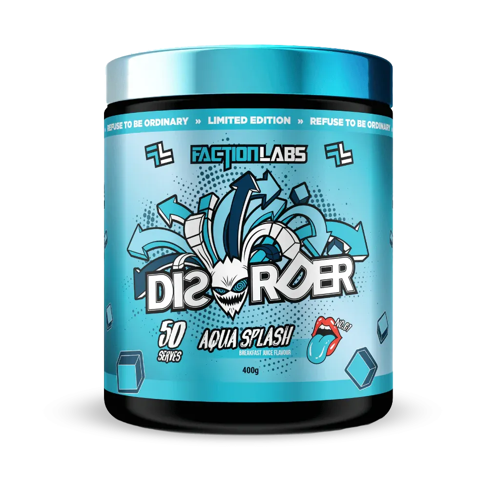Faction Labs Disorder High Stim Pre-Workout | 50 Serves