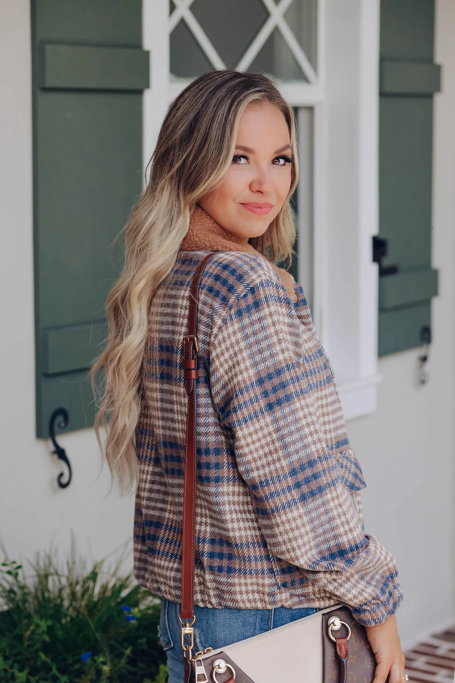 Fall Whispers Jacket - Plaid